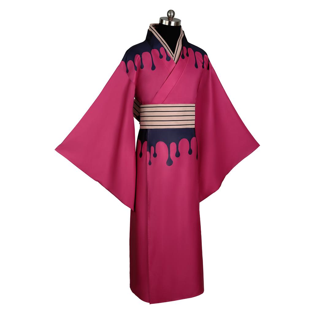 Demon Slayer Douma Cosplay Anime Kimono Cloak Robe Battle Costume Halloween