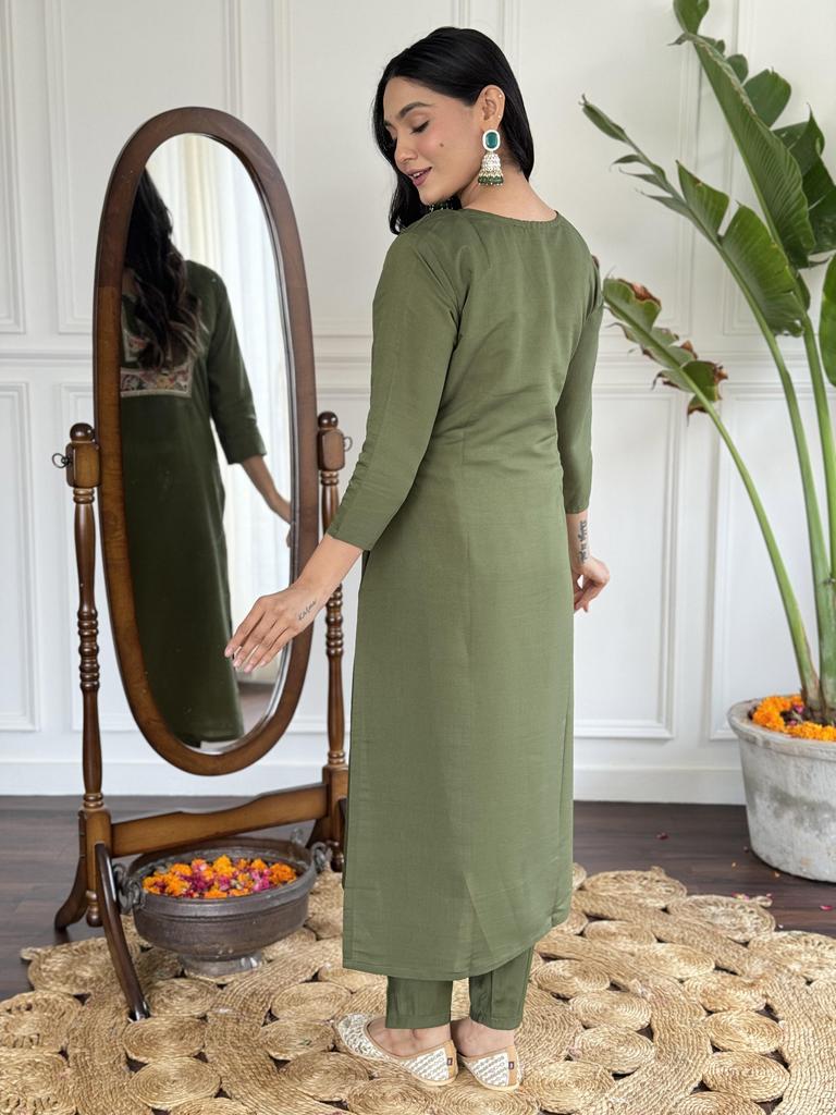 Indian Designer Kurta Pant Dupatta Set Women Bollywood Top Tunic Kurti Salwar Suit Dress