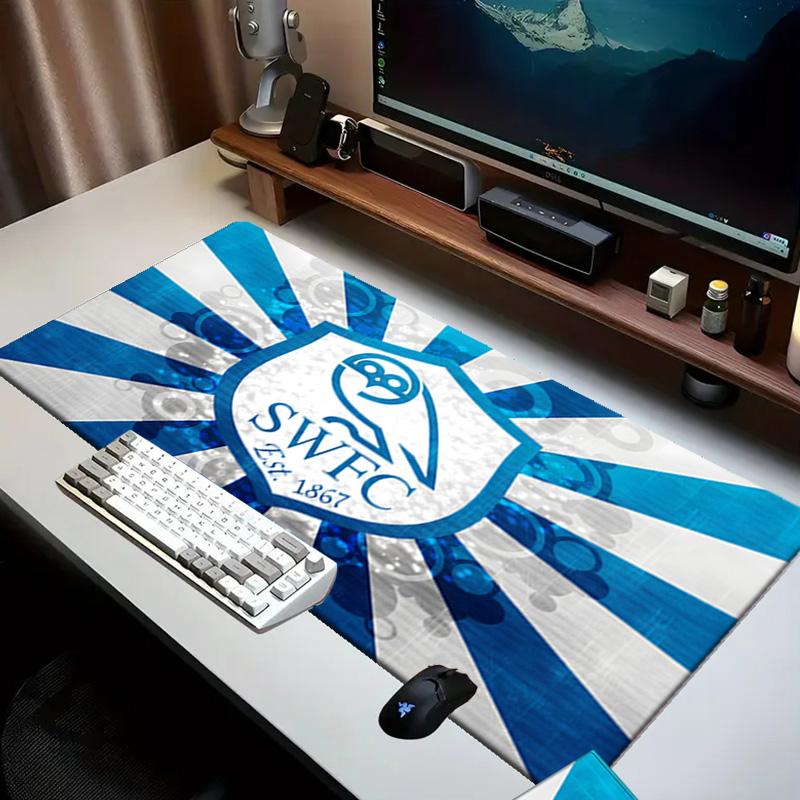Blue Sheffield With Owl Mouse Pad Office Desk Mat, Gaming Mouse Pad Mousepad, Keyboard pad,Heavy-Duty Non-Slip Rubber Backing, Gift
