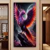 Red Phoenix Large Size Diamond Painting New Collection Animals Big Bird Diy Full Drill Rhinestone Embroidery Mosaic Cross Stitch Kits