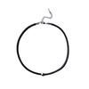 Japanese & Korean Style Titanium Steel Beaded Leather Choker for Women – Non-Fading, Fashionable Collarbones Accessory