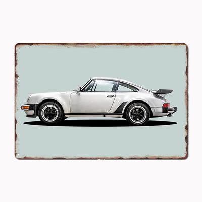 Vintage  The 1979 0911 Turbo Speed Classic Race Car Metal Poster Sign Club Custom Indoor Wall Tin Sign Room Decor Home Decor
