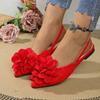 Fashion 2025 New Ladies Shoes Slip-on Women's Sandals Fashion Floral Dress Summer Plus Size Best Seller Comfortable Closed Toe Sandals