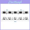 Stainless Steel Mop Holder Wall Mount With Nodrill And Strong Clamps For Bathroom Storage
