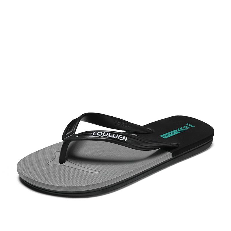 

Flip-flops men s summer new non-slip and wear-resistant outer wear pinch foot beach slippers men s indoor sandals trend clip 39