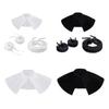 Comfortable Polyester Detachable Ruffled Collar Accessory Easy To Wear and Practical Ideal for Enhancing Outfits from Casual To Prom Occasion