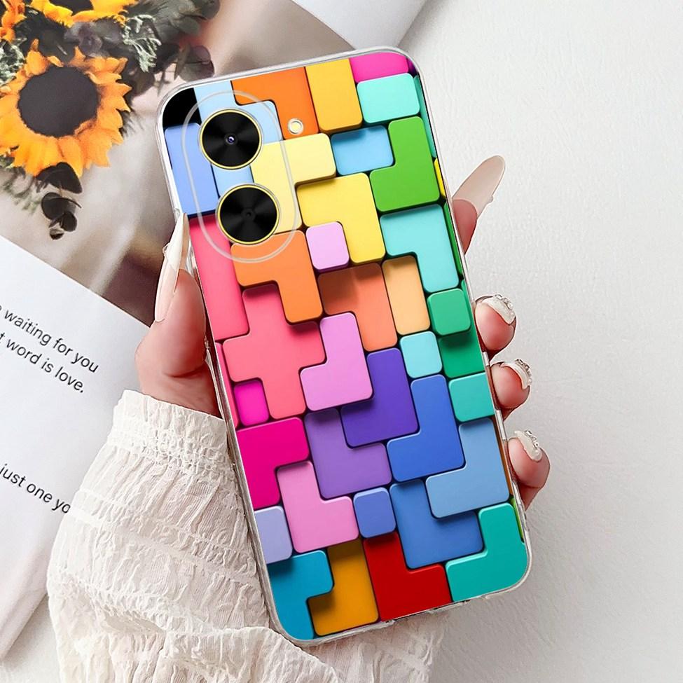 For Redmi A5 NFC 5G Case Cover Clear Luxury Kawaii Cute Cat Fashion Flowers Funny Painted Soft Phone Case For Redme A5 NFC 5G