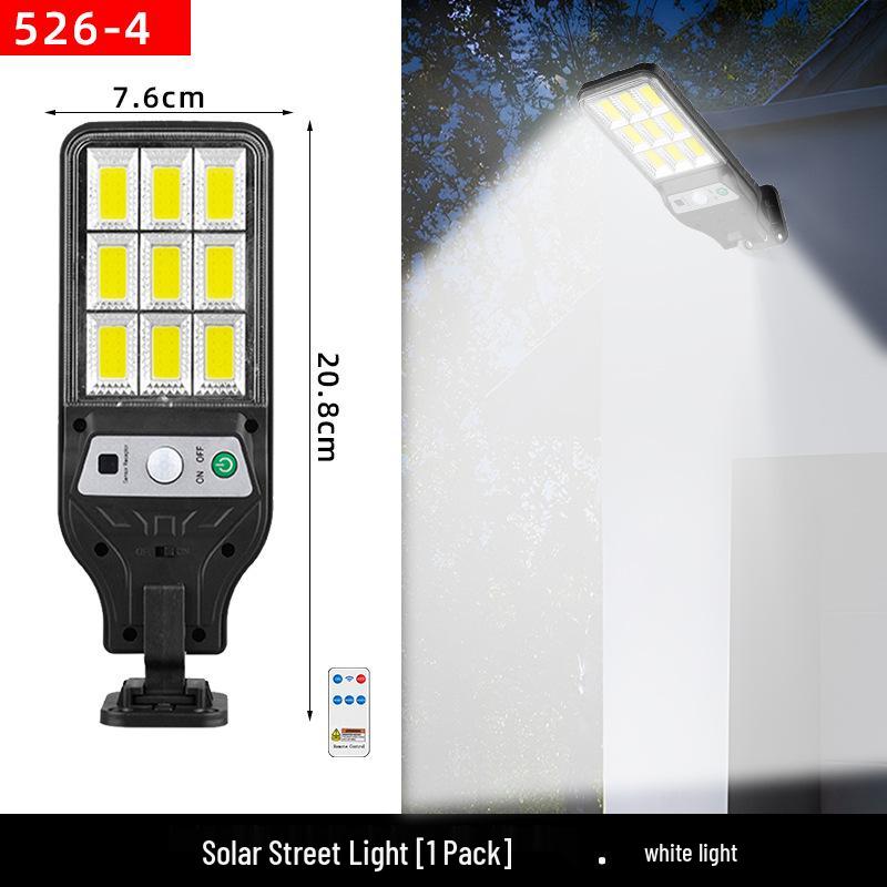 Outdoor Solar Garden Lights with Motion Sensor - LED Wall-Mounted, Ultra-Bright for Home and Street Use