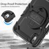 Case for IPad Mini 7 (A17 Pro)2024/ Mini 6 8.3'' with Screen Protector Pencil Holder [360 Rotating Hand Strap] &Stand Shockproof