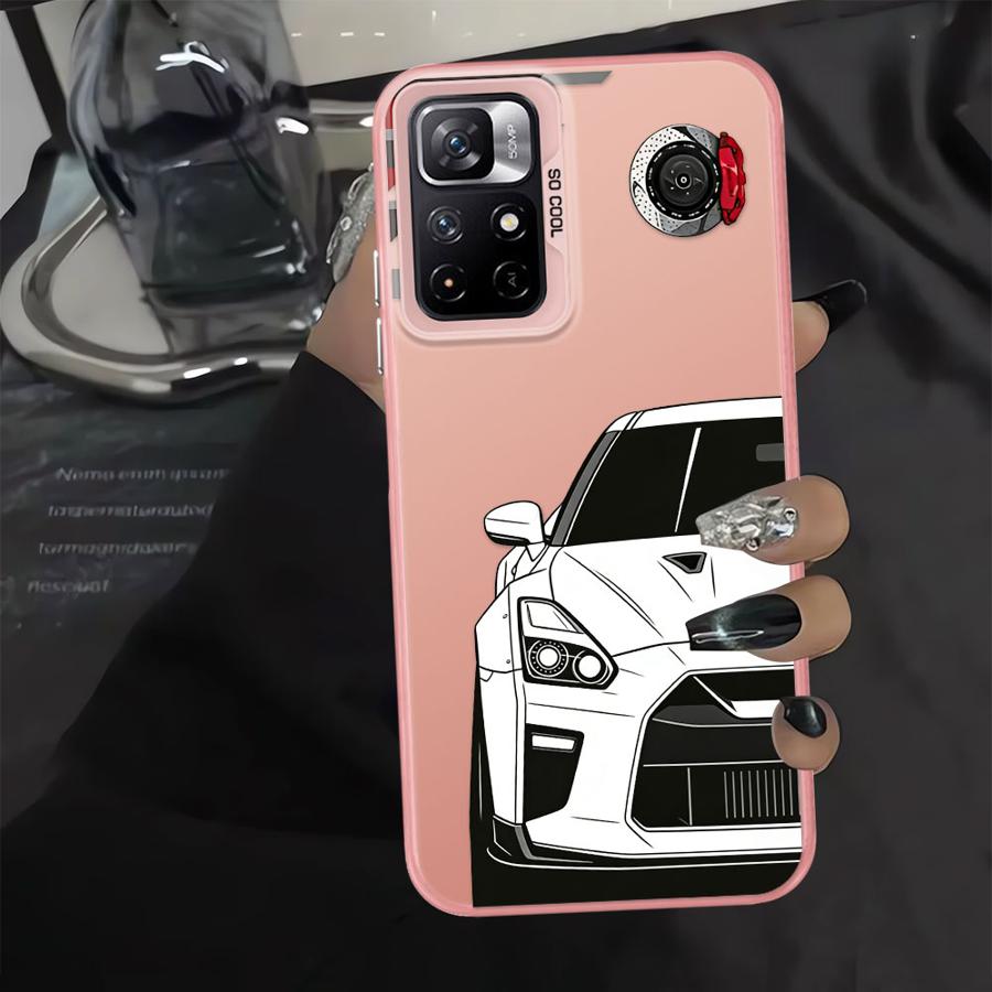 Case for Xiaomi Poco X3 NFC C50 C61 X3 Pro C51 Phone Cover JDM Sport Car