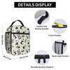 Cartoon-Panda und Bambusmuster Isolierte Lunchtasche für Damen Kinder Auslaufsichere Lebensmittelboxen Thermische Lunchbox Tragetasche