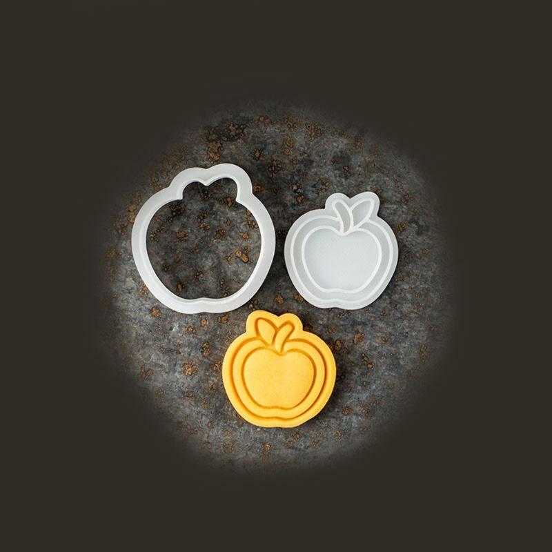 Educational Theme Plastic Cookie Cutters Molds School Cookie Stamps For Creative Baking With Children And Family Activity