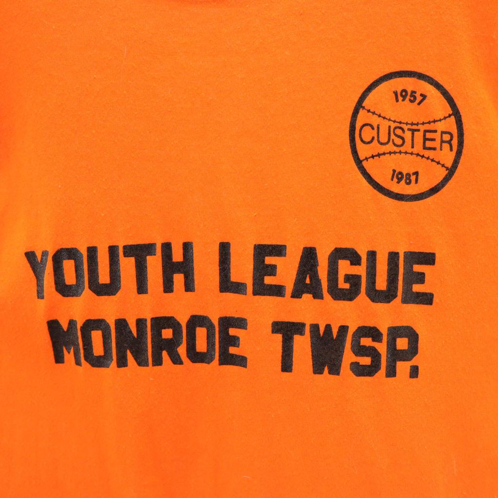 SCREEN STARS 80s Made In USA Vintage Short Sleeve T-shirt L Orange Men's Used