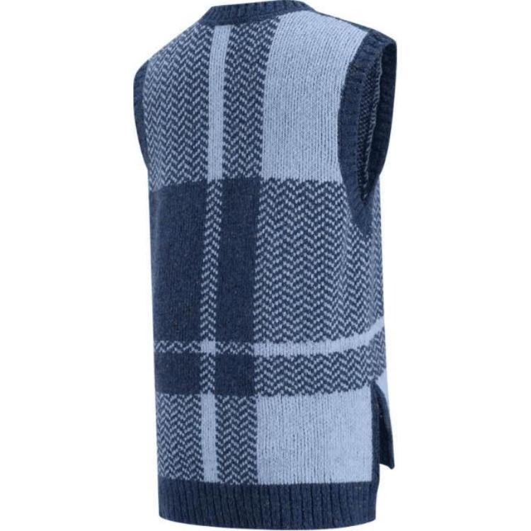 Timberland Wool Blend Casual Sports Fashion Vest Women Vests Blue A61SQ-EGV