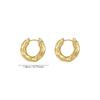 Trendy 925 Silver Circle Hoop Earrings for Women Real Silver Jewelry Fashion Earrings