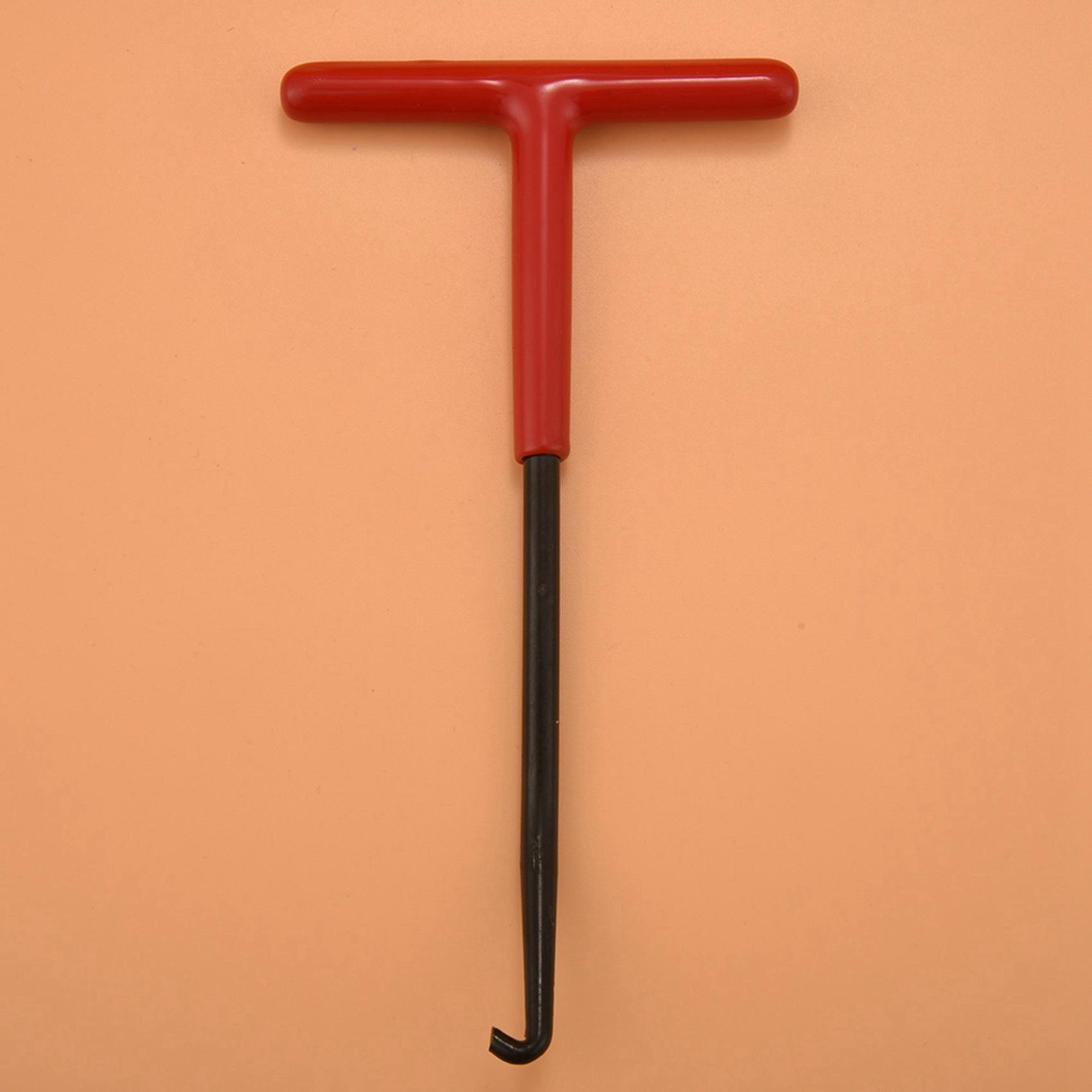 A16P-Инструмент для вытягивания пружины выхлопа с Т-образной ручкой для питбайка, кроссового мотоцикла, квадроцикла, мотоцикла