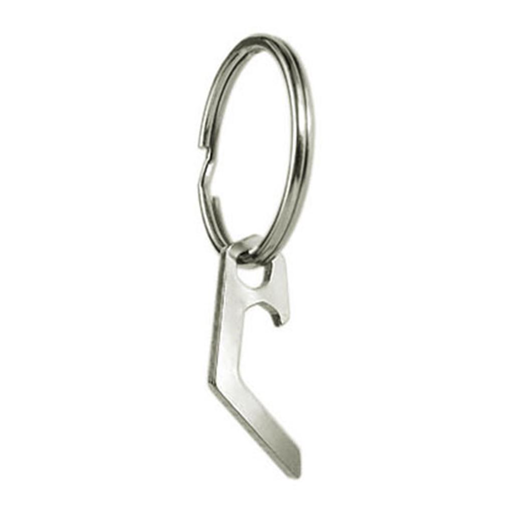 Mini Pocket Beer Bottle Opener Alloy Multifunction Small Keychain Gadgets Opener Pendant with Keyring