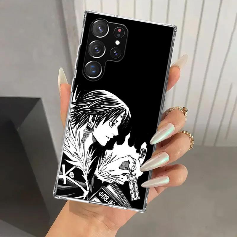 Black White Hunter HXH Phone Case for Samsung Galaxy S26 S24 S23 Ultra S25 Edge S22 S21 Plus S20 FE + Soft Print Shell Funda Gal