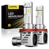 2X  H11 H8 H9 LED Headlight 24000LM White Light ZES Low Beam Bulb M3 EAH
