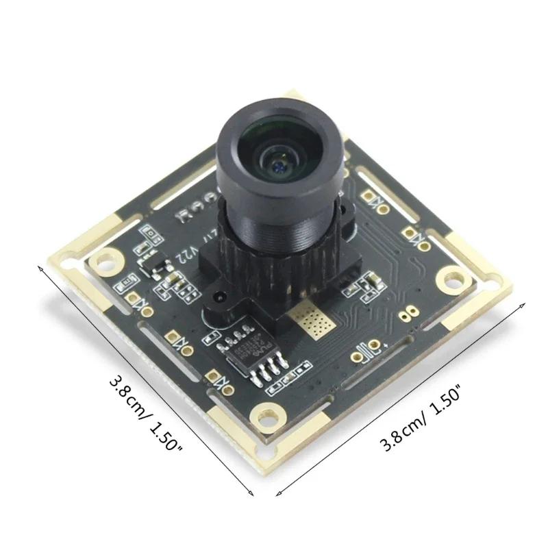 Moduł Kamery Wideo USB 1280x720 OV9732 1MP 72°/100° Regulowana Soczewka z Ręcznym Ogniskowaniem Moduł Monitorujący Plug and Use Kamera Internetowa