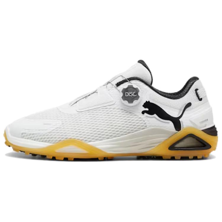 PUMA Устойчивые к истиранию Устойчивые к истиранию Низкие мужские кроссовки для гольфа Белые 310219-04 42
