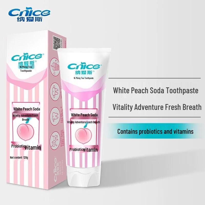 Naais Nimengcha White Peach Soda Toothpaste