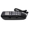 Telefone Básico com Fio Montável na Parede Estilo Retrô Fino Telefone Fixo de Parede com Suporte DTMF para Identificador de Chamadas Portátil para Casa Hotel