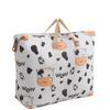 Large Capacity Zipper Storage Bag with Carry Handles, Waterproof Organizer for Quilts, Clothes and Moving