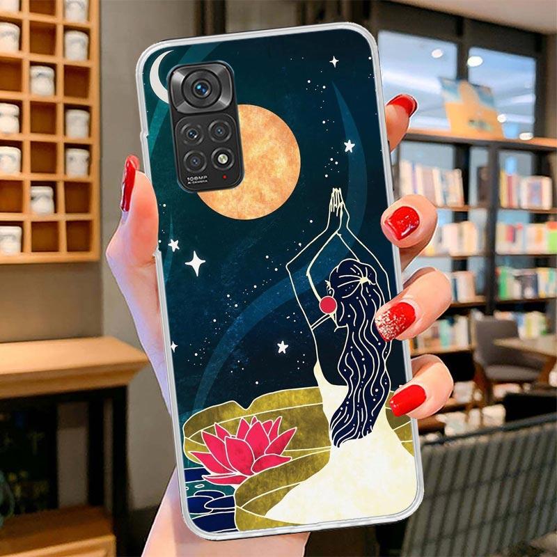 Funny Sun Moon Face Cover Phone Case For Xiaomi Redmi Note 15 14 13 12 11 10 Pro Plus 14S 12S 11S 11T 11E 10S Soft Fundas Shell