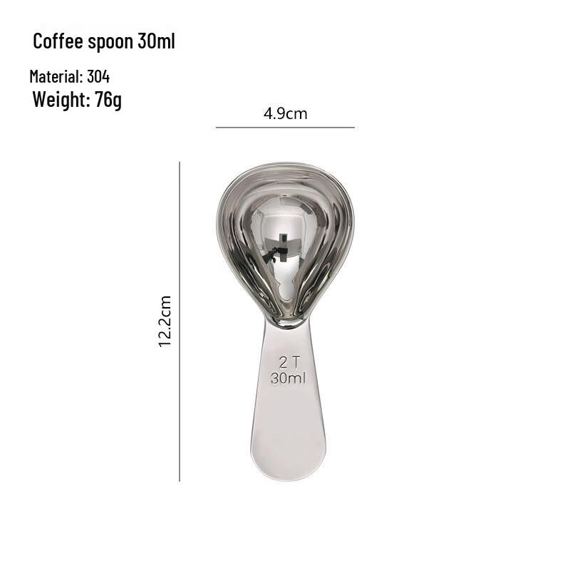 MDNG Heart-Shaped Stainless Steel Coffee Spoon Set