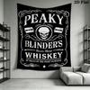 Peaky Blinders Wall Tapestry Aesthetic Wall Hanging Printed Fabric Blanket Decorative Tapestries for Bedroom Living Room Home Decor
