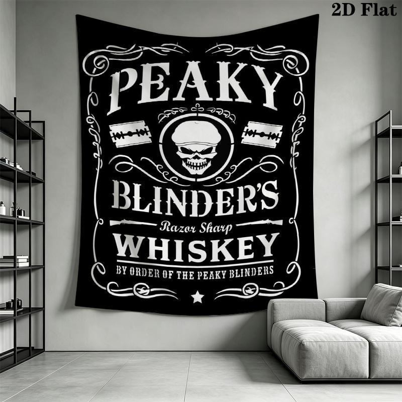 Peaky Blinders Wall Tapestry Aesthetic Wall Hanging Printed Fabric Blanket Decorative Tapestries for Bedroom Living Room Home Decor