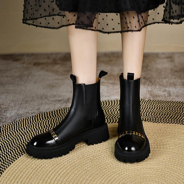 Fashion Brand Design 2025 New Women's Short Boots Walking Show Wedding Bride Size 33-42 Fashion Black Brown High Heels Woman Shoes