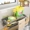 Punch-Free Dishcloth, Bowl, and Plate Drainer Rack for Kitchen/Bathroom Storage