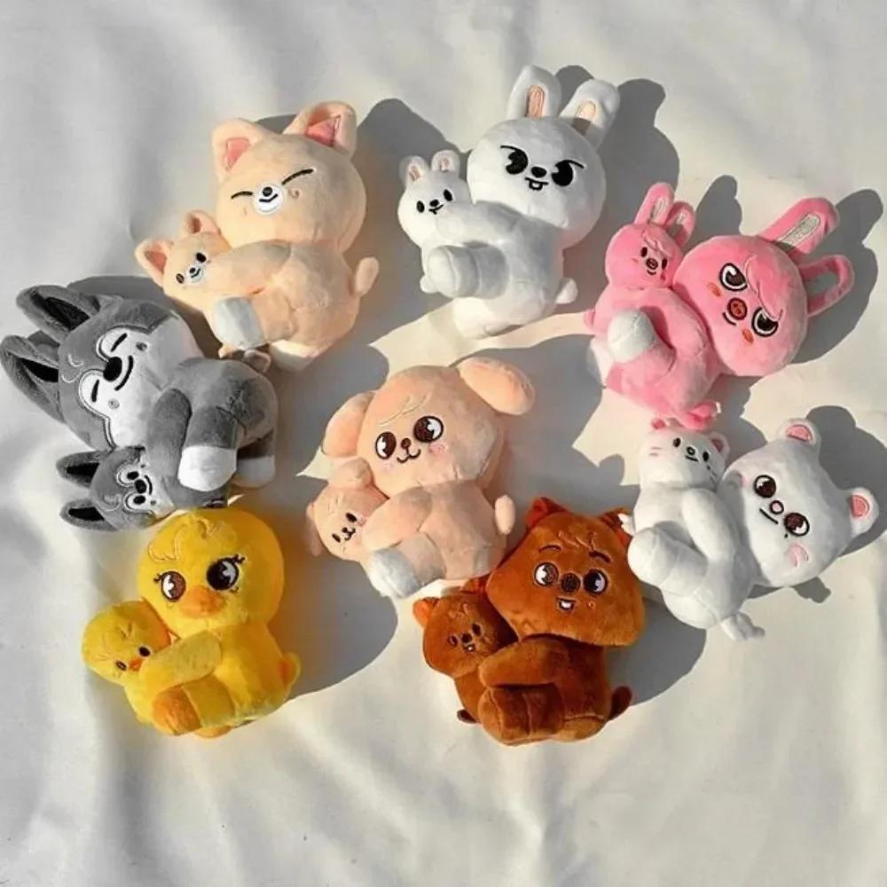 SKZOO Magnetisches Plüschtier Teddy Plüsch Schlüsselanhänger Plüschtier Seoul FM Woche Umhangpuppe Zauberschule Kind Geburtsdatum Geschenk