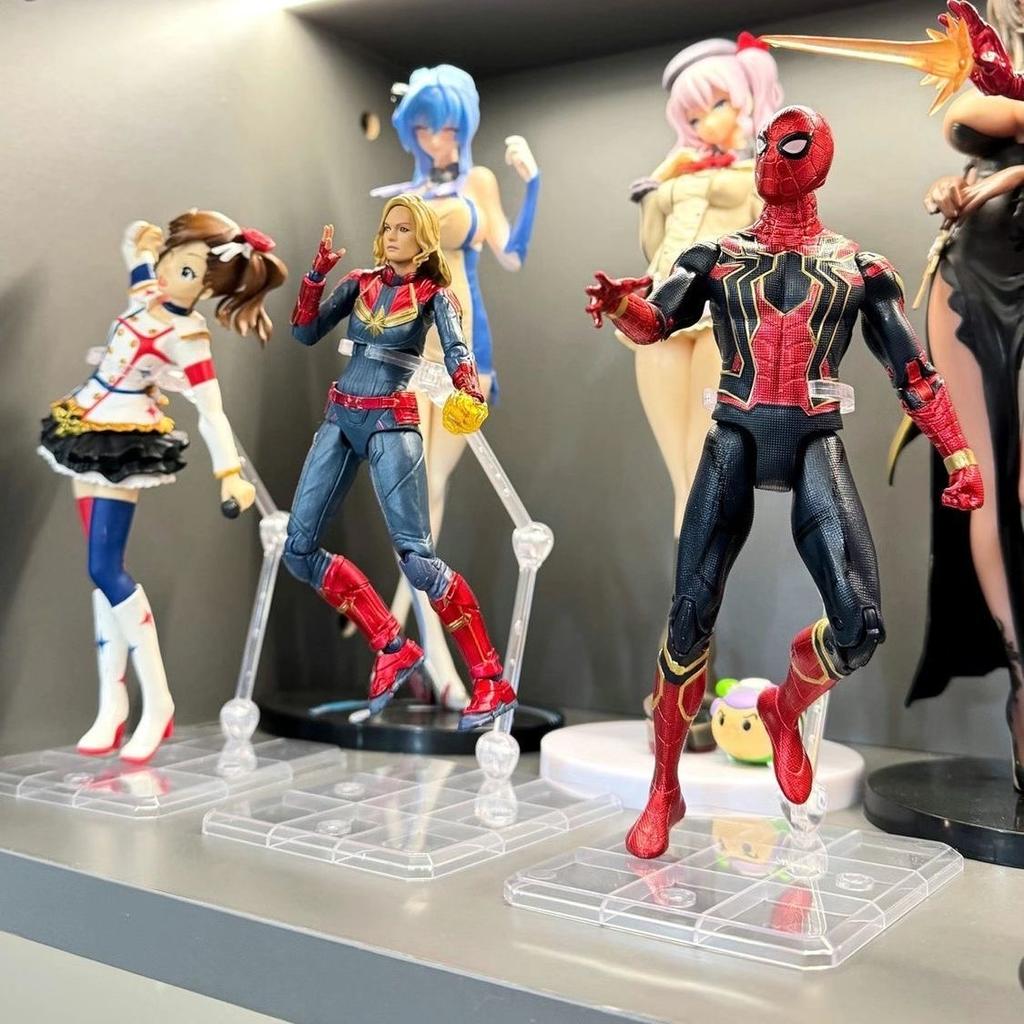 5-50Pcs Clear Action Figure Stand Display Base Holder Support For 1/144 Scale Model Toys Dolls