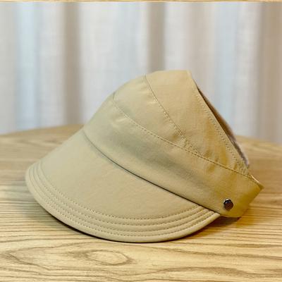 Foldable Wide Brim Ponytail Sun Hat For Women Anti Uv Sun Shading Hat Women Leisure Adjustable Outdoor Beach Cap Fisherman Hat