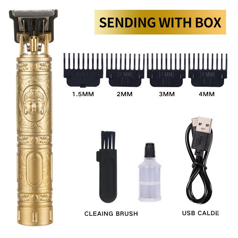 Akumulatorowa Profesjonalna Elektryczna Maszynka do Włosów dla Salonów - Uniwersalne Regulowane Ostrze, Stylizacja dla Dorosłych, Biały Trymer