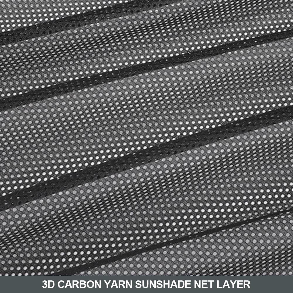 Magnetic Dual- Layer Car Sun Shade Curtain Mesh Window Shade Sun Protection Heat Blocking