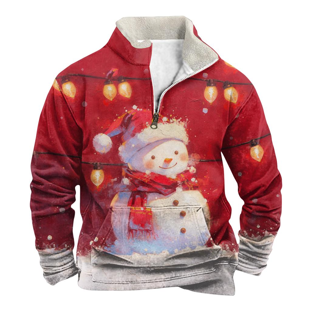 Jarní a pánská mikina se stojacím límečkem je venkovní ležérní svetry