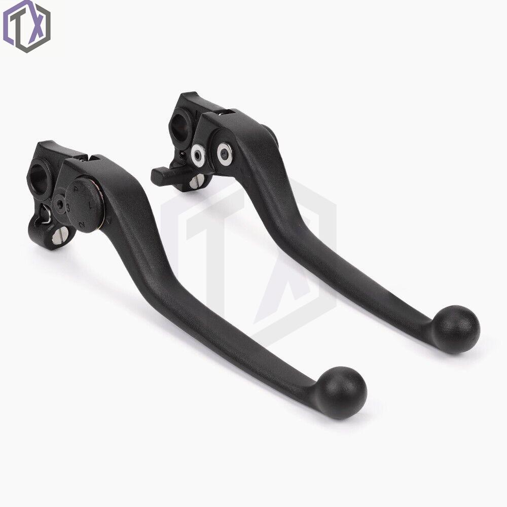 Black Aluminum Front Brake & Clutch Levers for Ducati Monster Models 659, 696, 795, 796 ABS