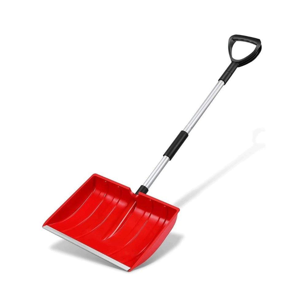 Aluminum+PP Snow Shovel Large Capacity Detachable Handle Portable Snow Shovel Lightweight Wide Scoop Detachable Snow Shovel
