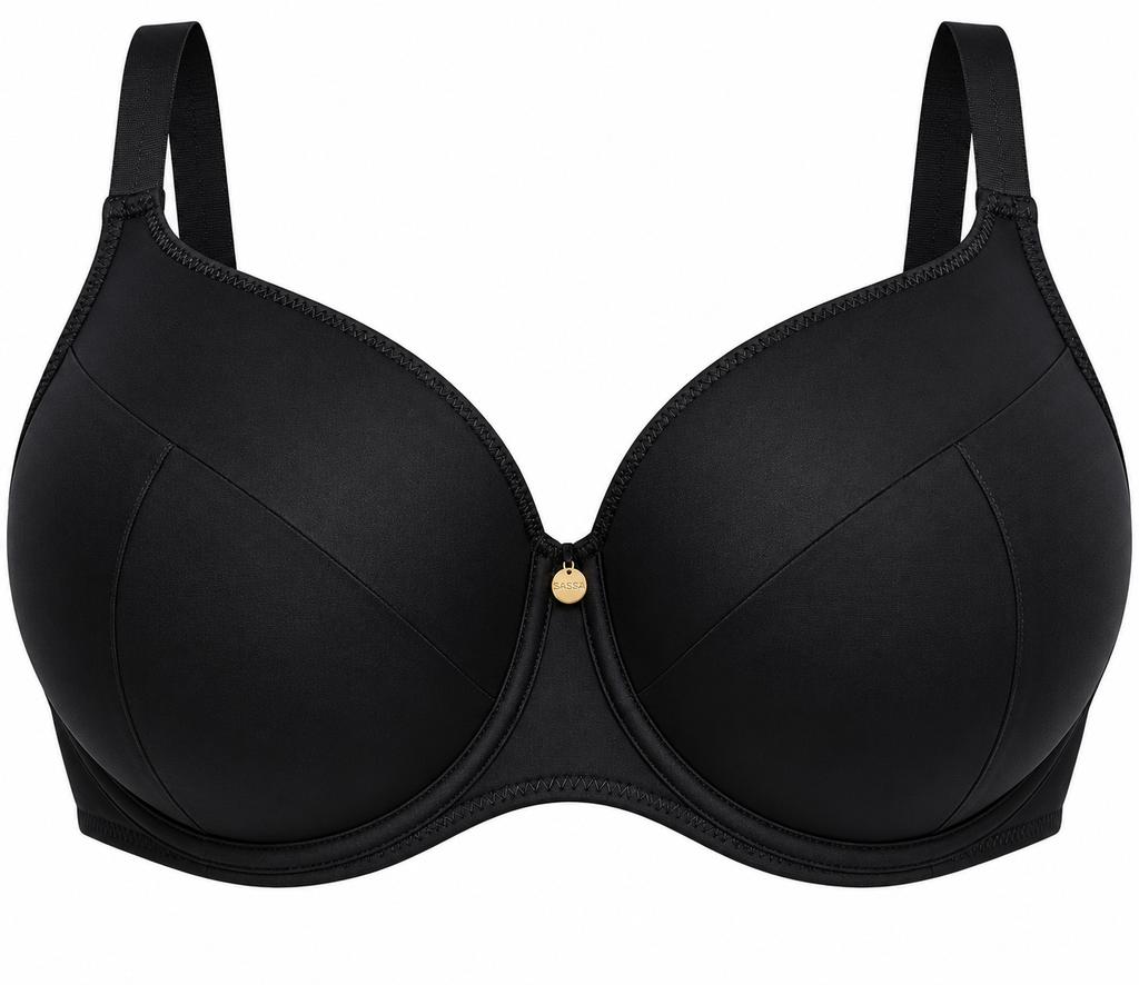 Biustonosz Modelujący Kąpielowy Miękki Elba Soft czarny Nessa