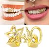 Unique Hollow Flower Designs Teeth Fashion Accessories Decoration Portable for Enhancing Your Fashion Statement Pieces