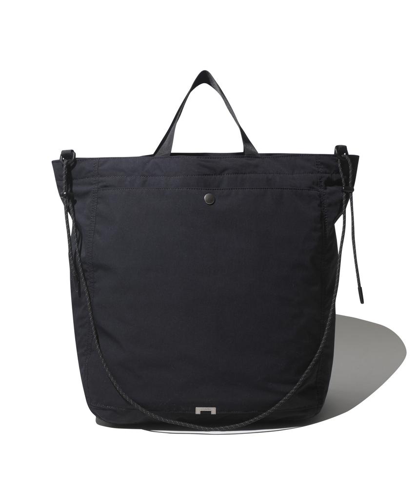 Customellow Black Nylon Two-Way Tote Bag_Cabax25103Bkx