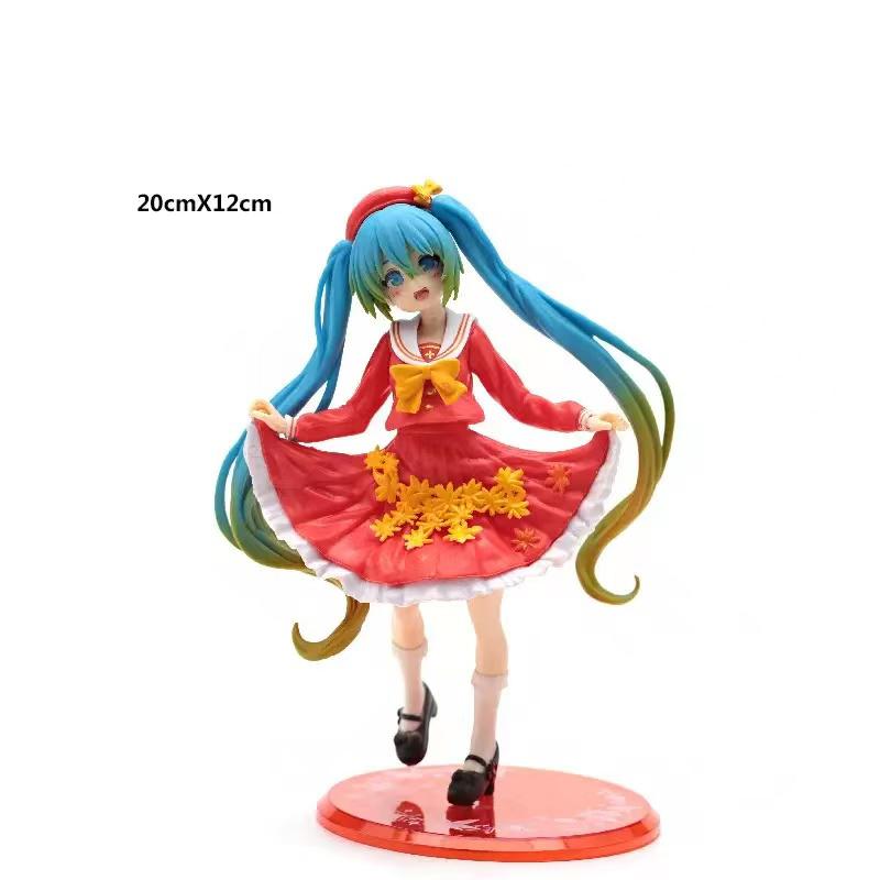 

18CM Hatsune Miku Figure Anime Vocaloid 3rd Season Autumn Model Desktop Toy Gift Collection Doll Decoration Ornaments PVC NO box
