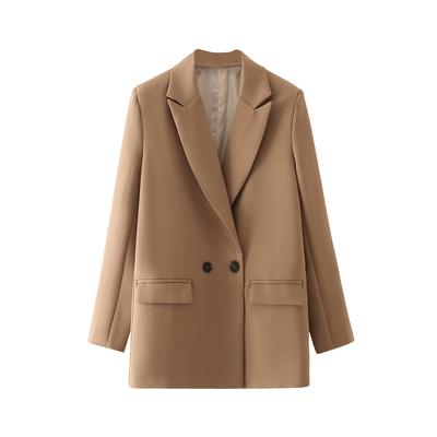 European and American Style Women's Clothing Spring and Autumn New Fashion Temperament Wind Two-button Blazer