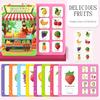 Montessori Toys Busy Book My First Quiet Book Paste Sticker Book Matching Game Early Learning Education Toys for Children