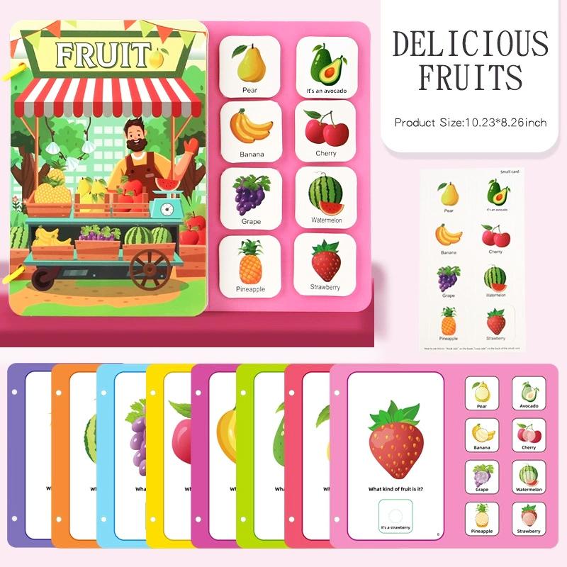 Montessori Toys Busy Book My First Quiet Book Paste Sticker Book Matching Game Early Learning Education Toys for Children