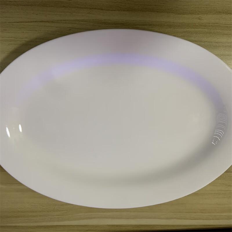 DingLe YE209 White Bone China Ceramic Dinner Plate and Dish Set